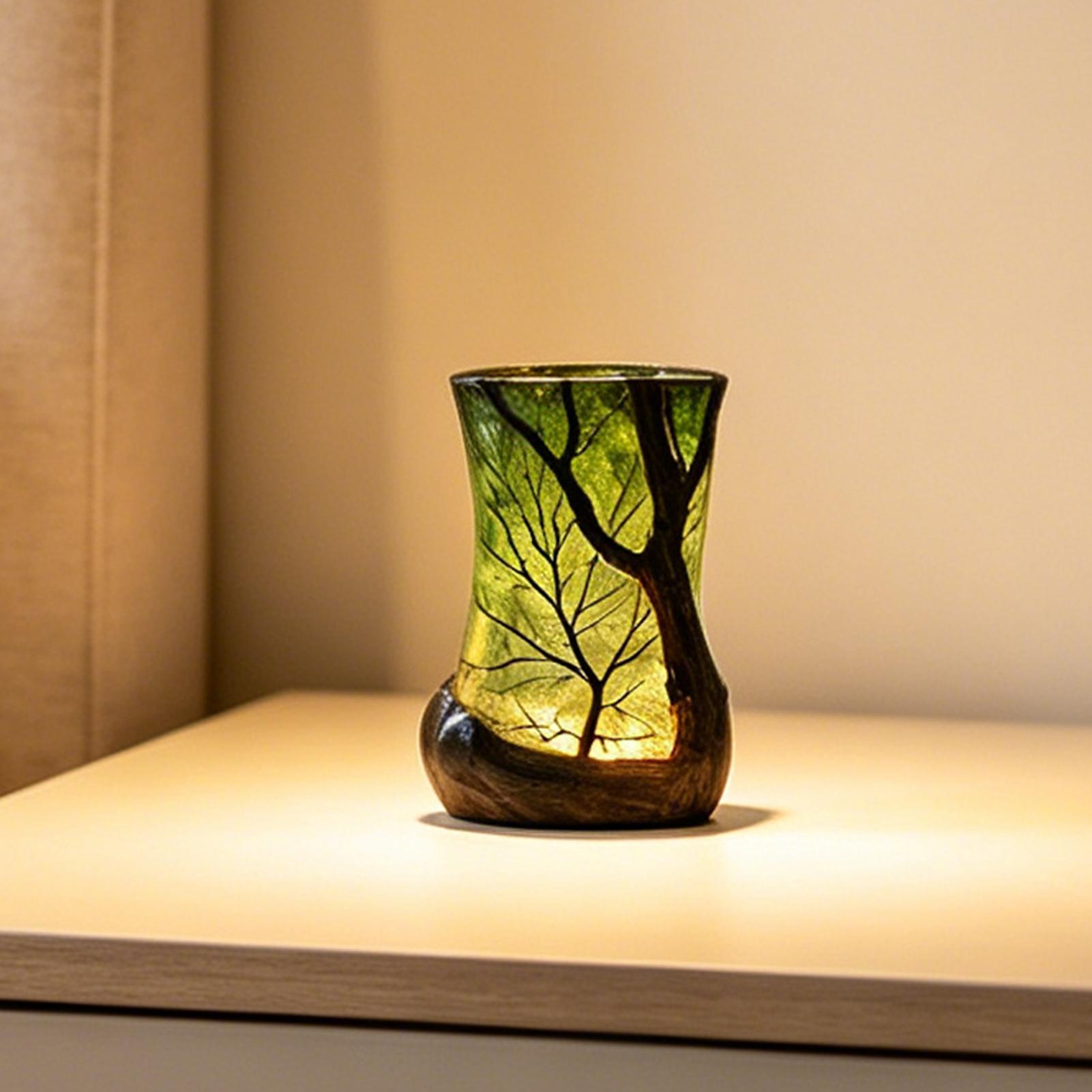 Lighting Decor In Room - Bedside Table Lamp Forest Nightlight Decorative
