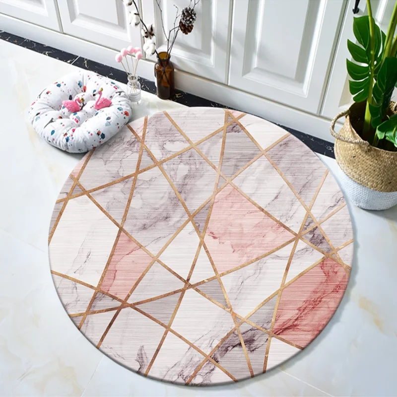 Decor Lighting Online - ~O~Light Luxury Round Floor Mat for