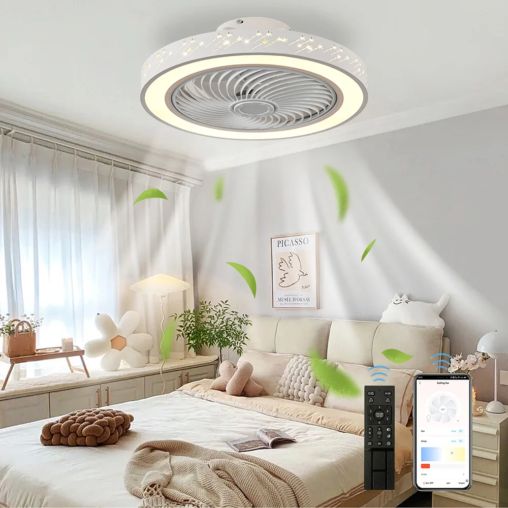 Decor Lighting Ceiling Fans - Smart App ceiling fan 46CM fans