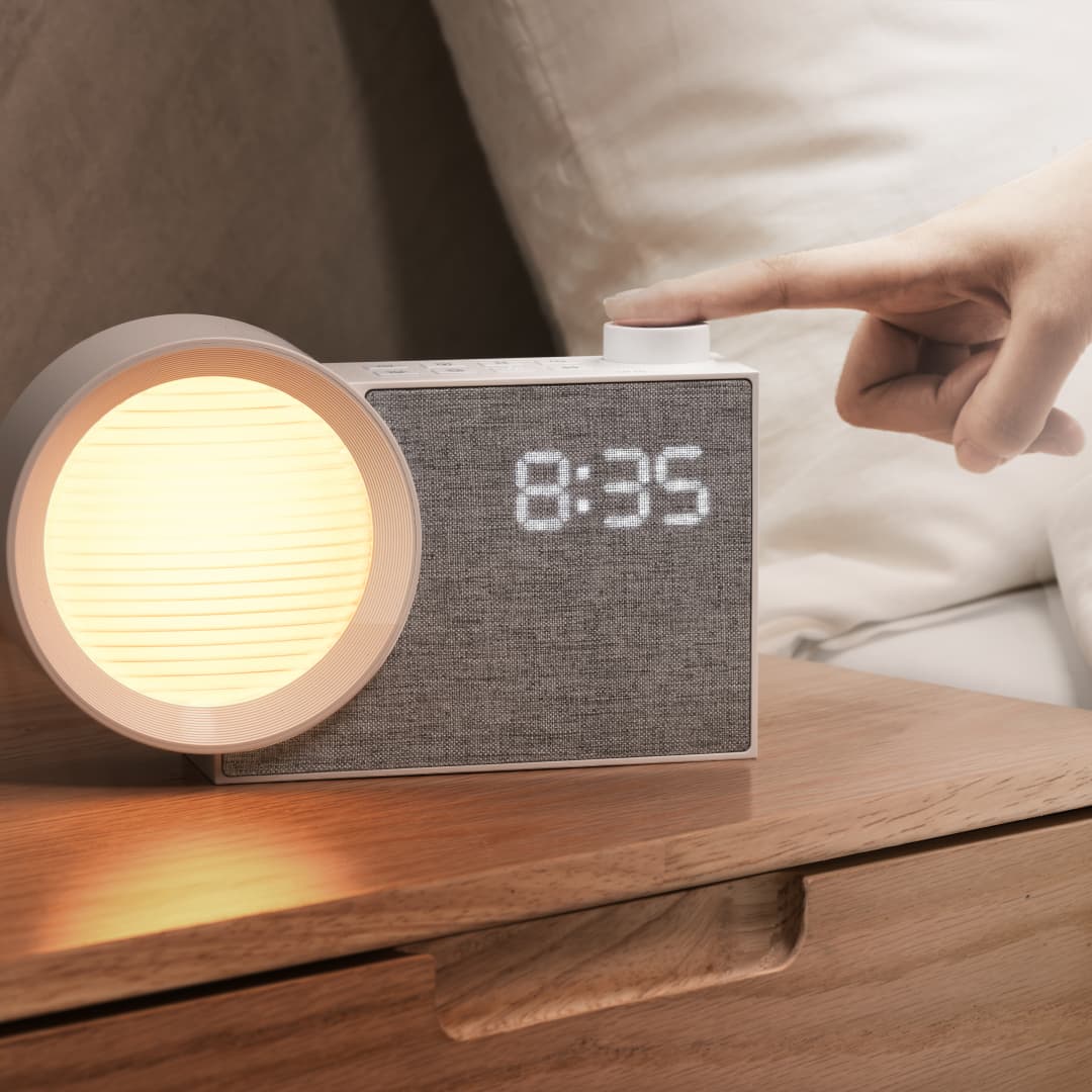 Lighting Decor In Room - WILIT LED Night Light Alarm Clock