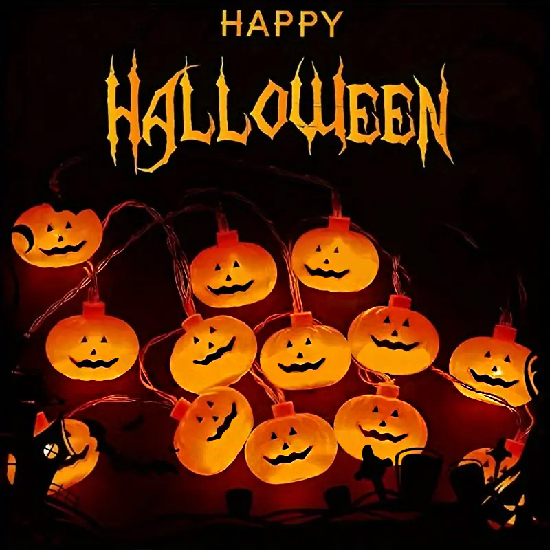 Halloween Carnival Party Pumpk - String Light Outdoor 评论和价格