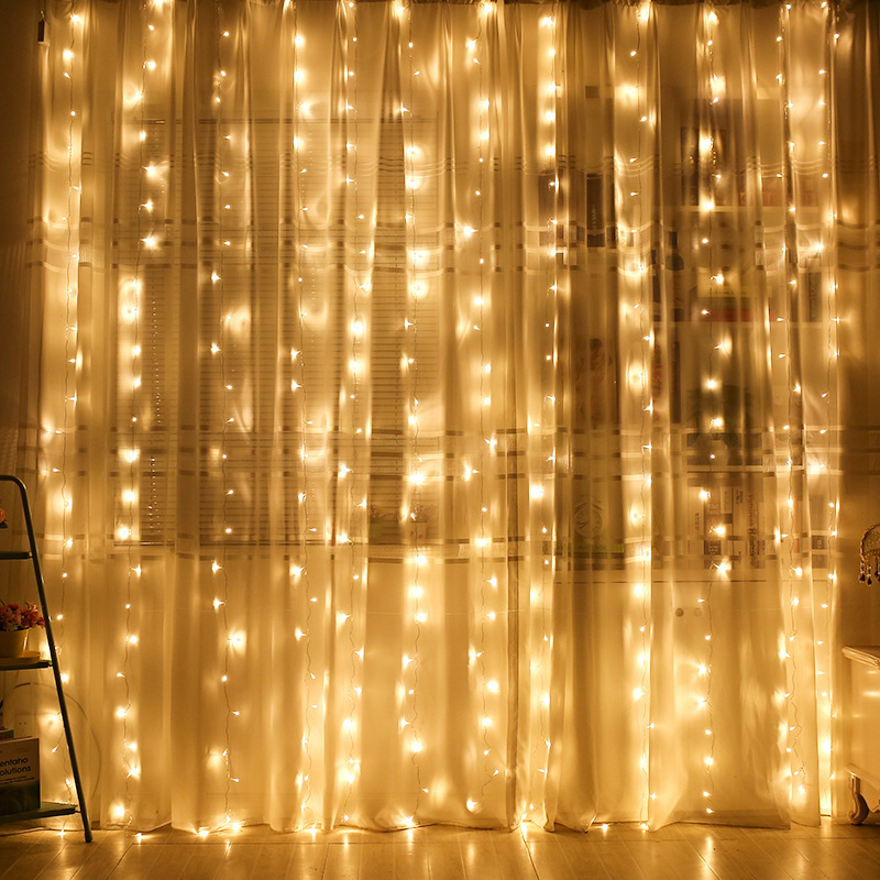 USB LED Curtain String Lights  - Fairy Light Curtain 评论和价格