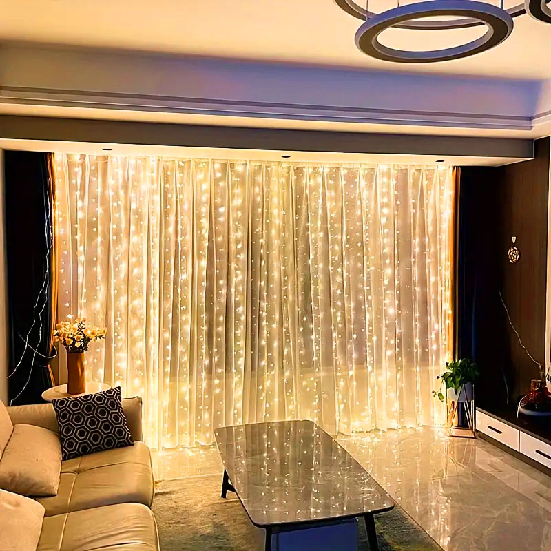 USB LED Curtain String Lights  - Fairy Light Curtain 评论和价格