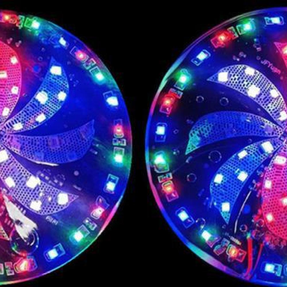 12V Colorful Windmill LED Car  - Decor Kart Lighting 评论和价格