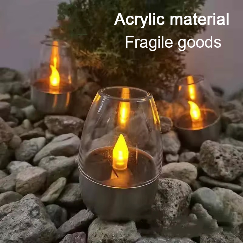 LED Solar Candles Light Flamel - Outdoor Lighting Wedding Decor 评论和价格