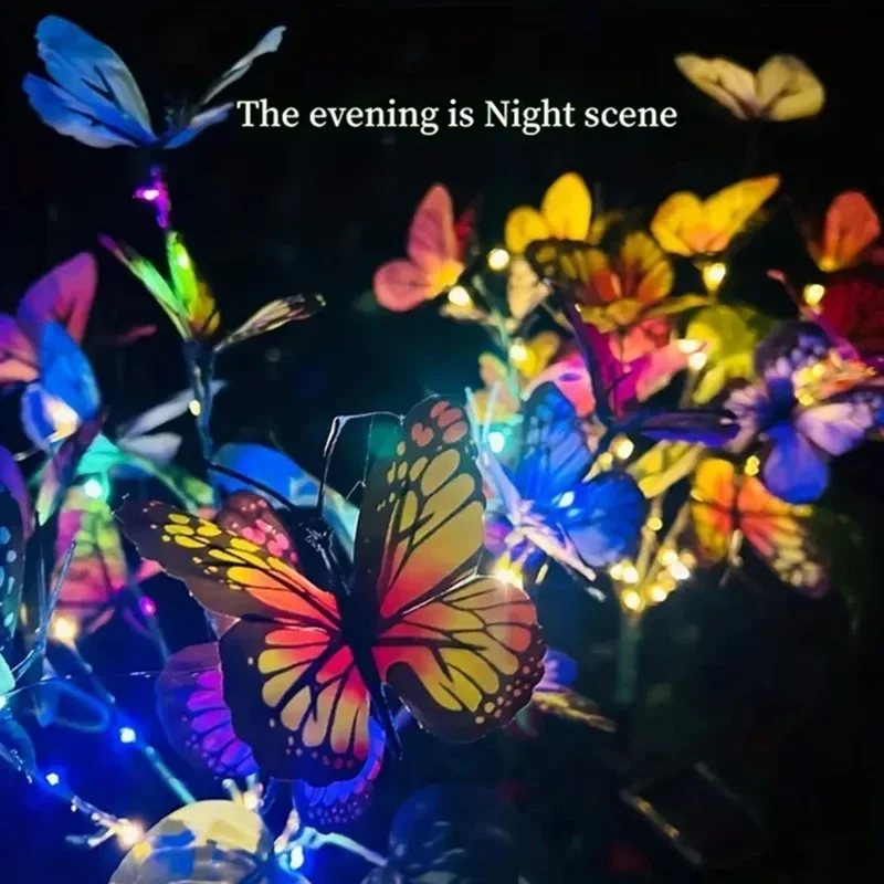 Solar LED Butterfly Garden Lig - String Light Outdoor 评论和价格
