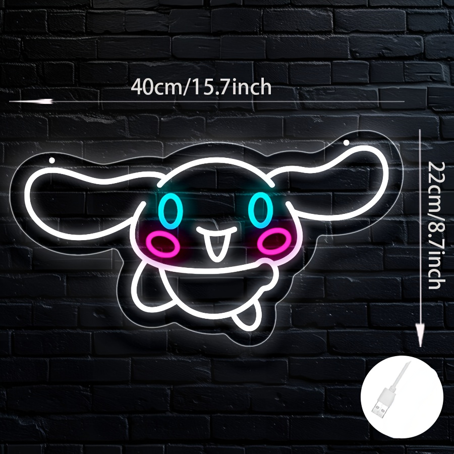 Cute Rabbit Neon Light Sign US - Bedroom Lighting Decor Ideas 评论和价格