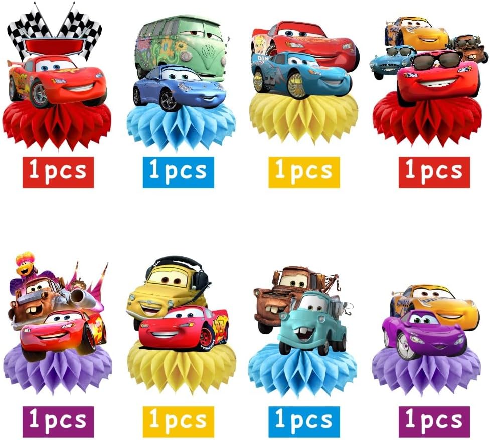 Cars Lightning Honeycomb Cente - Lighting Mcqueen Decor 评论和价格