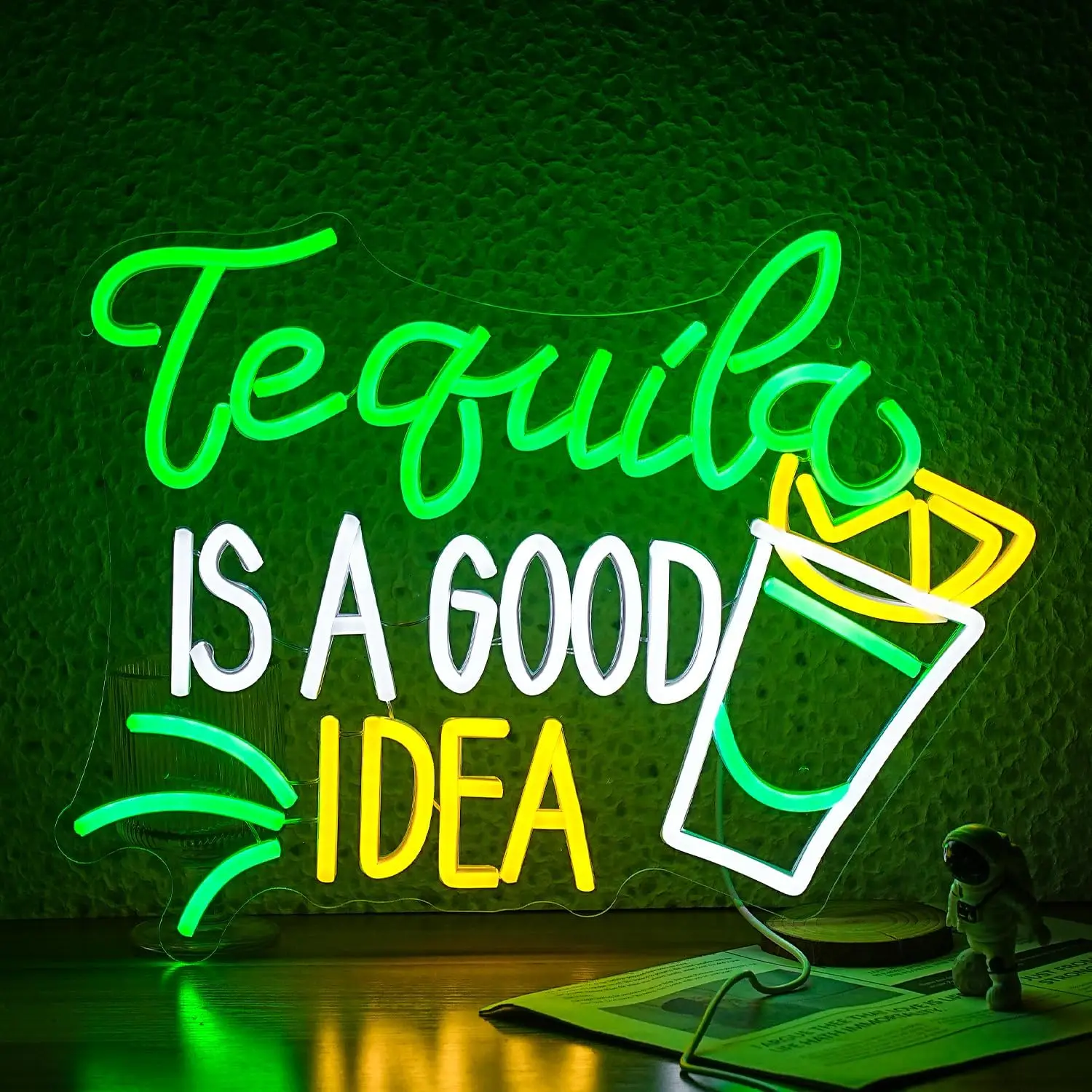 Tequila Is A Good Idea Neon Si - Lighting Home Decor Ideas 评论和价格