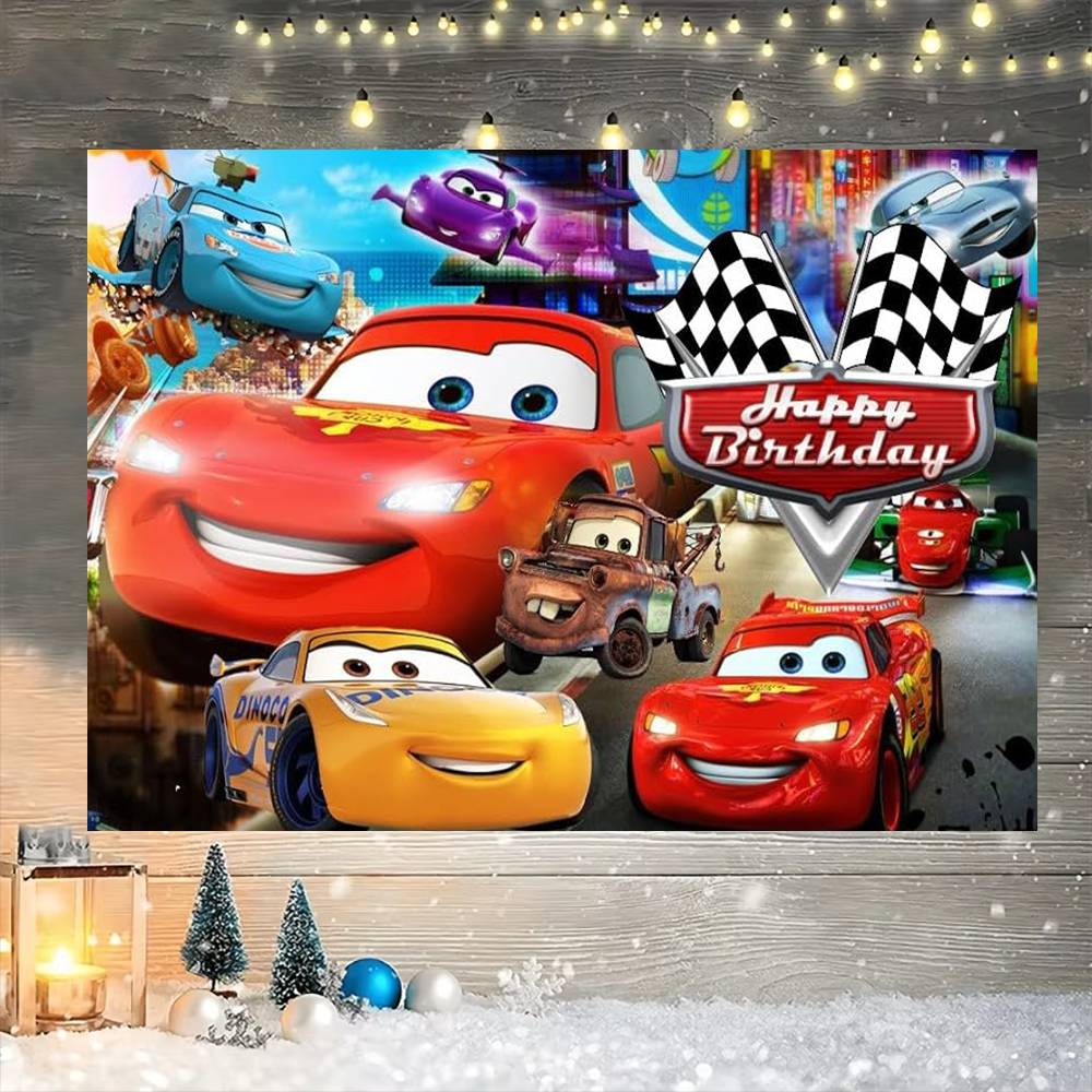 Movie Cars Party Decorations B - Lighting Mcqueen Decor 评论和价格