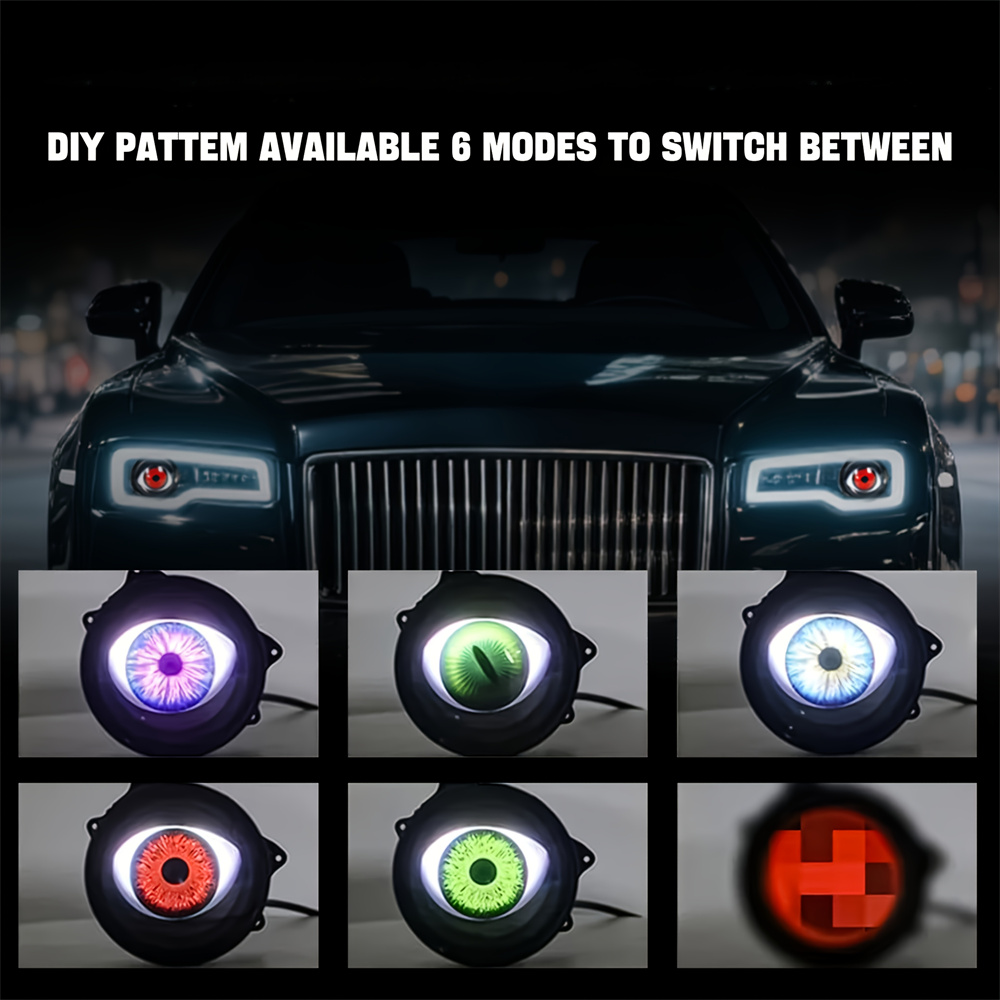  6-Mode Led Dynamic Devil Eye - Lighting Decoration 评论和价格