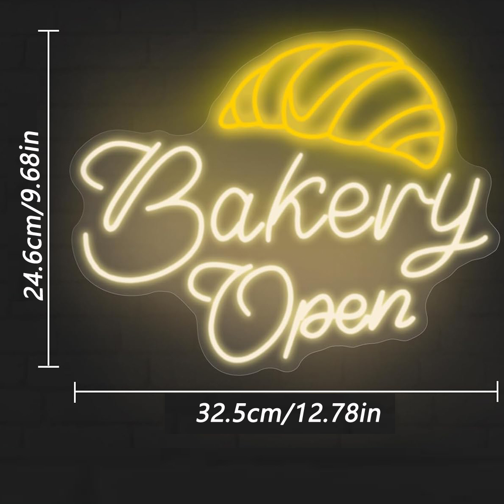 Bakery Open Neon Lights, Perfe - Bedroom Lighting Decor Ideas 评论和价格