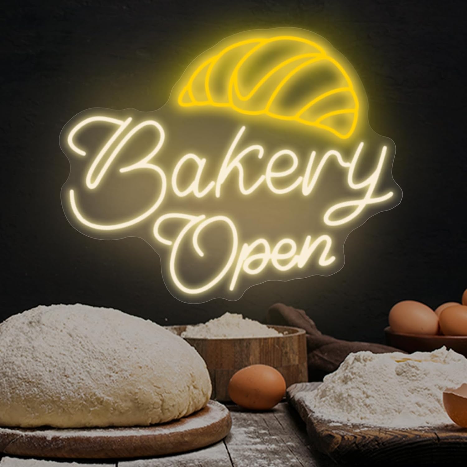 Bakery Open Neon Lights, Perfe - Bedroom Lighting Decor Ideas 评论和价格
