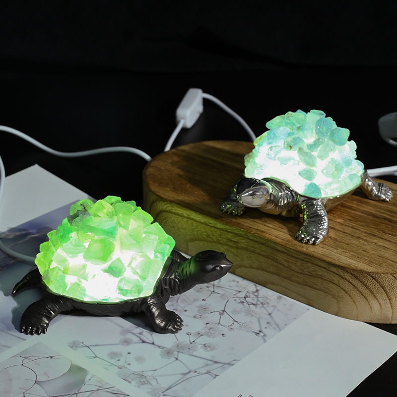 Versatile Natural Crystal Turt - Bedroom Lighting Decor Ideas 评论和价格