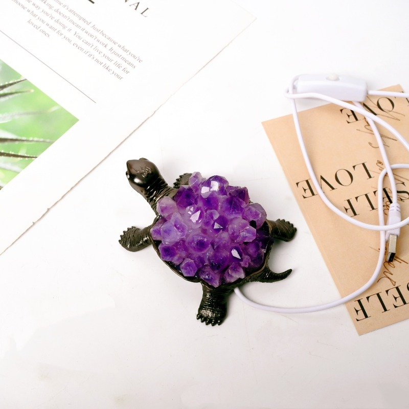 Versatile Natural Crystal Turt - Bedroom Lighting Decor Ideas 评论和价格