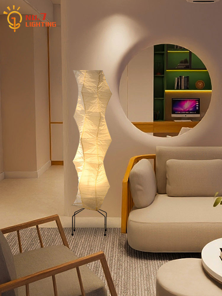 Wabi-sabi Akari Noguchi Yong R - Floor Lamp Tripod 评论和价格