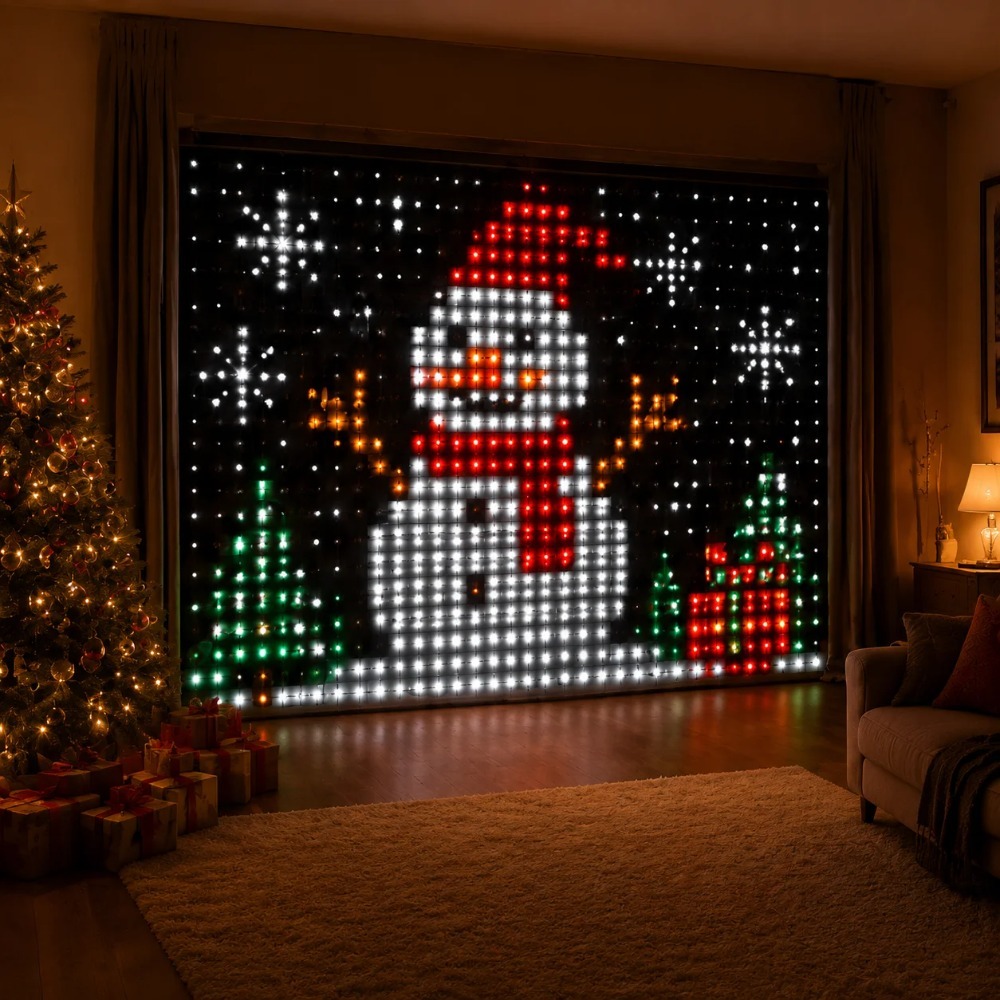 LED Pixel Curtain Lights Bluet - Fairy Light Curtain 评论和价格