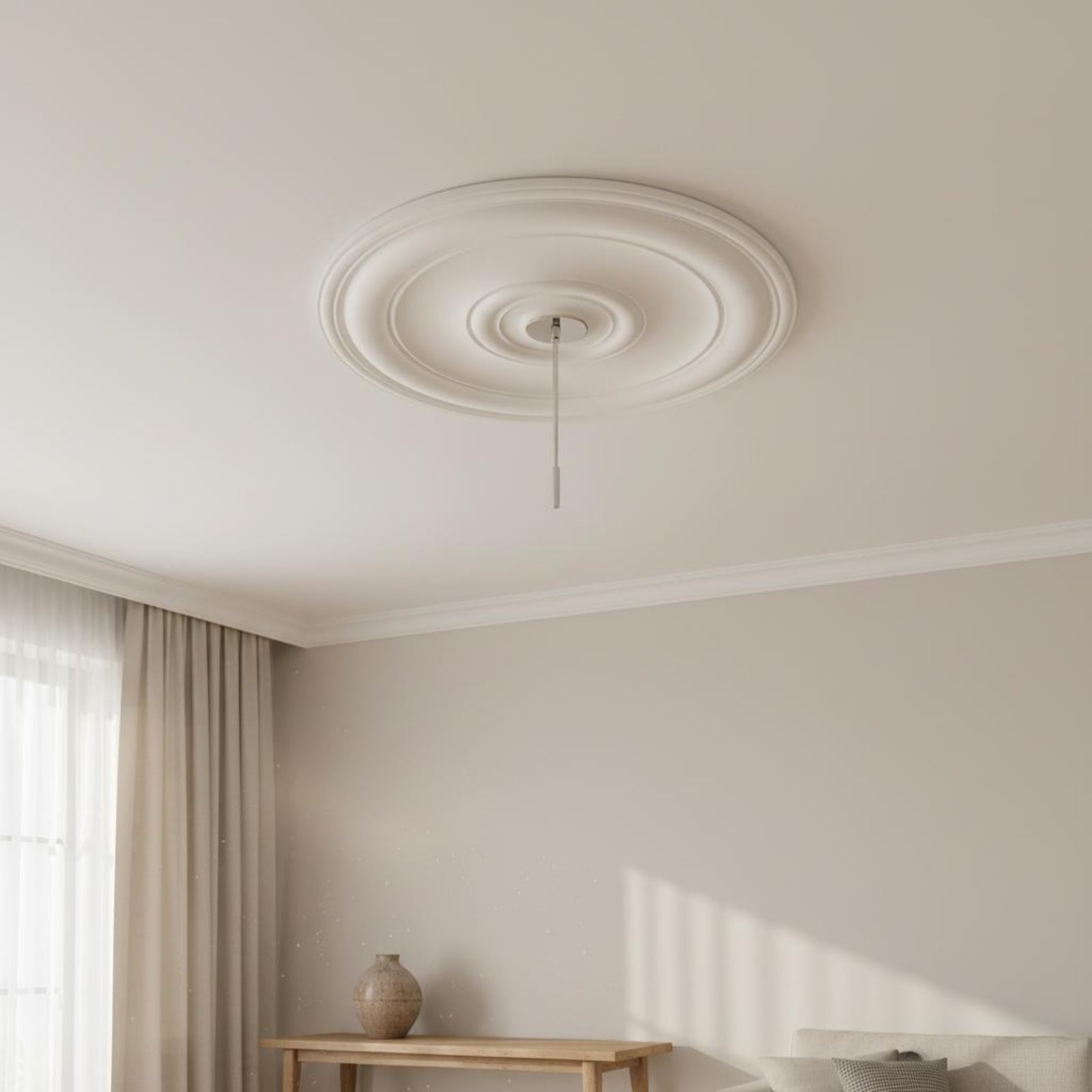 Round Ceiling Medallion Europe - Lighting Decoration 评论和价格