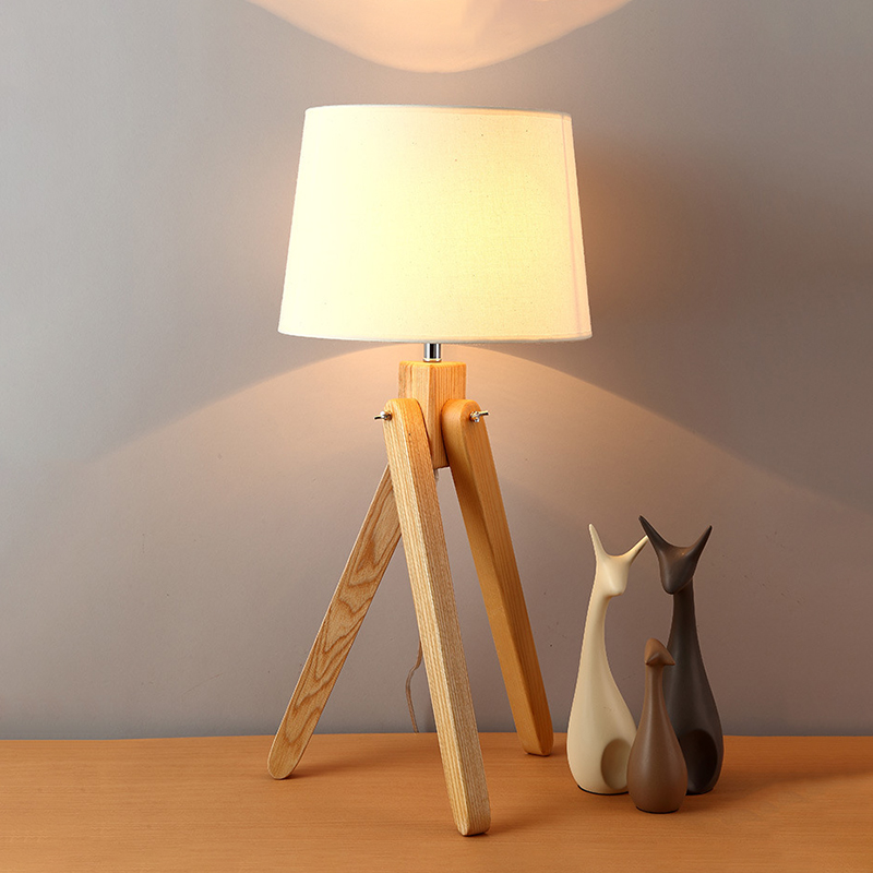 Nordic Wooden Floor Lamps Wood - Floor Lamp Tripod 评论和价格