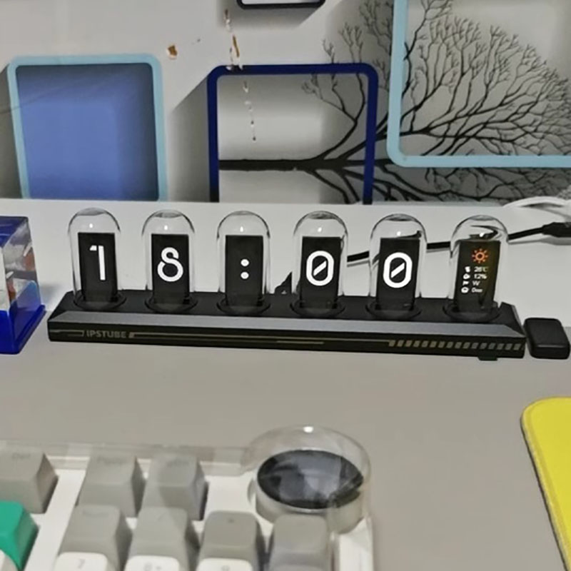 RGB Nixie Tube Clock LED Glows - Lighting Home Decor Ideas 评论和价格