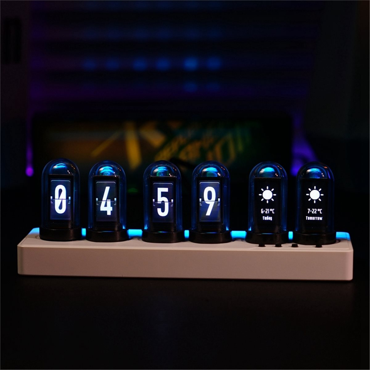A73T WiFi Control IPS Clock wi - Bedroom Lighting Decor Ideas 评论和价格