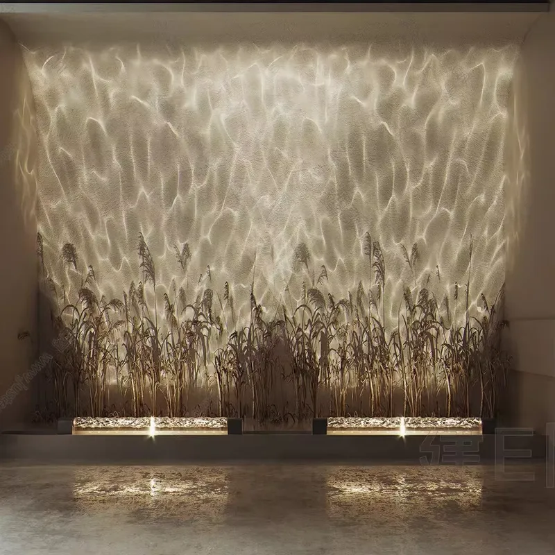 Smart 3D Wall Wash Flame Proje - Lighting Decor In Room 评论和价格