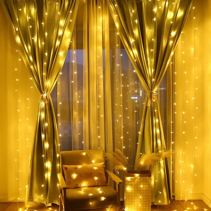 4/6M/8 Mode Curtain Garland on - Fairy Light Curtain 评论和价格