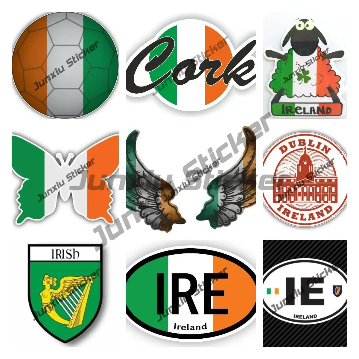 Ireland Flag Wings Creative Mo - Decor Lighting Ireland 评论和价格