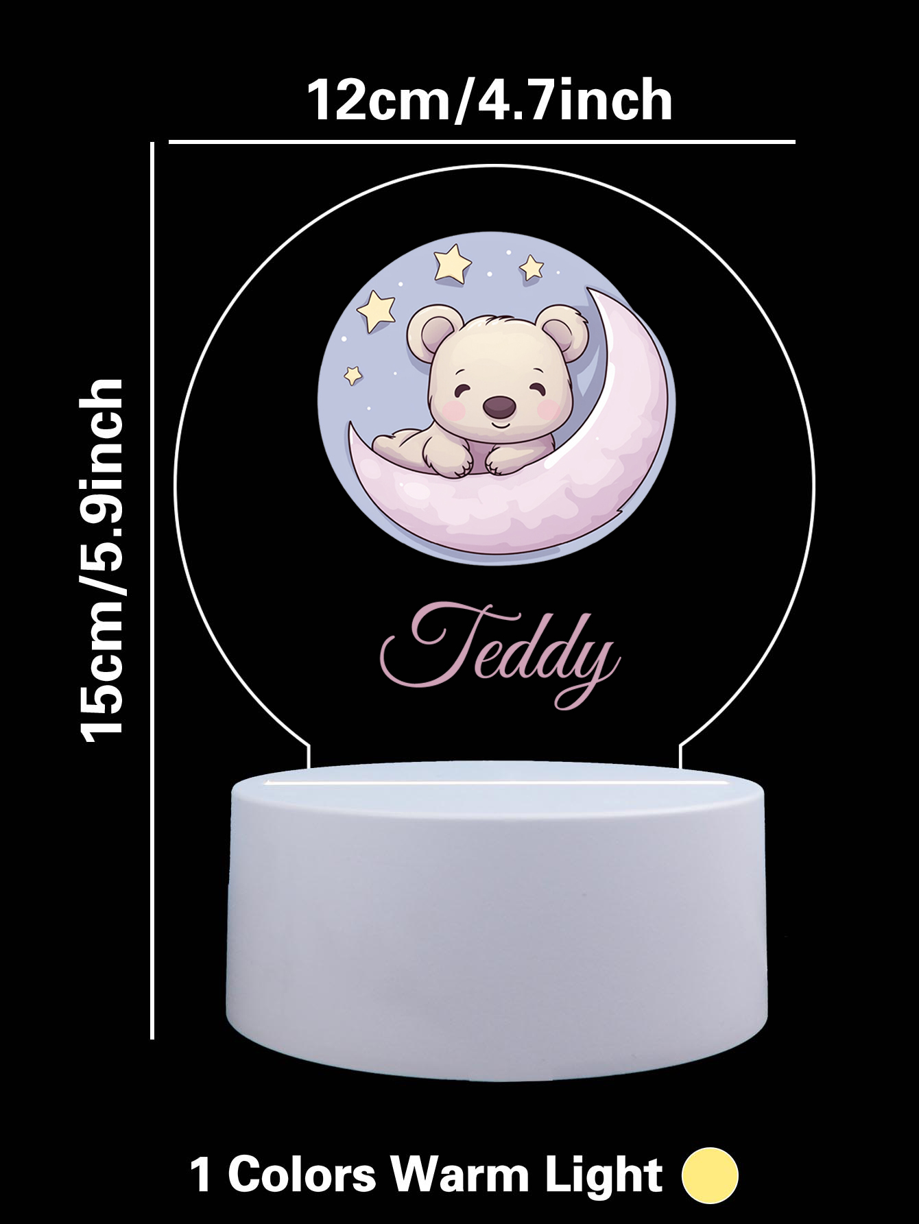 1pc Personalize Custom Moon be - Room Decor Lighting Lamp 评论和价格