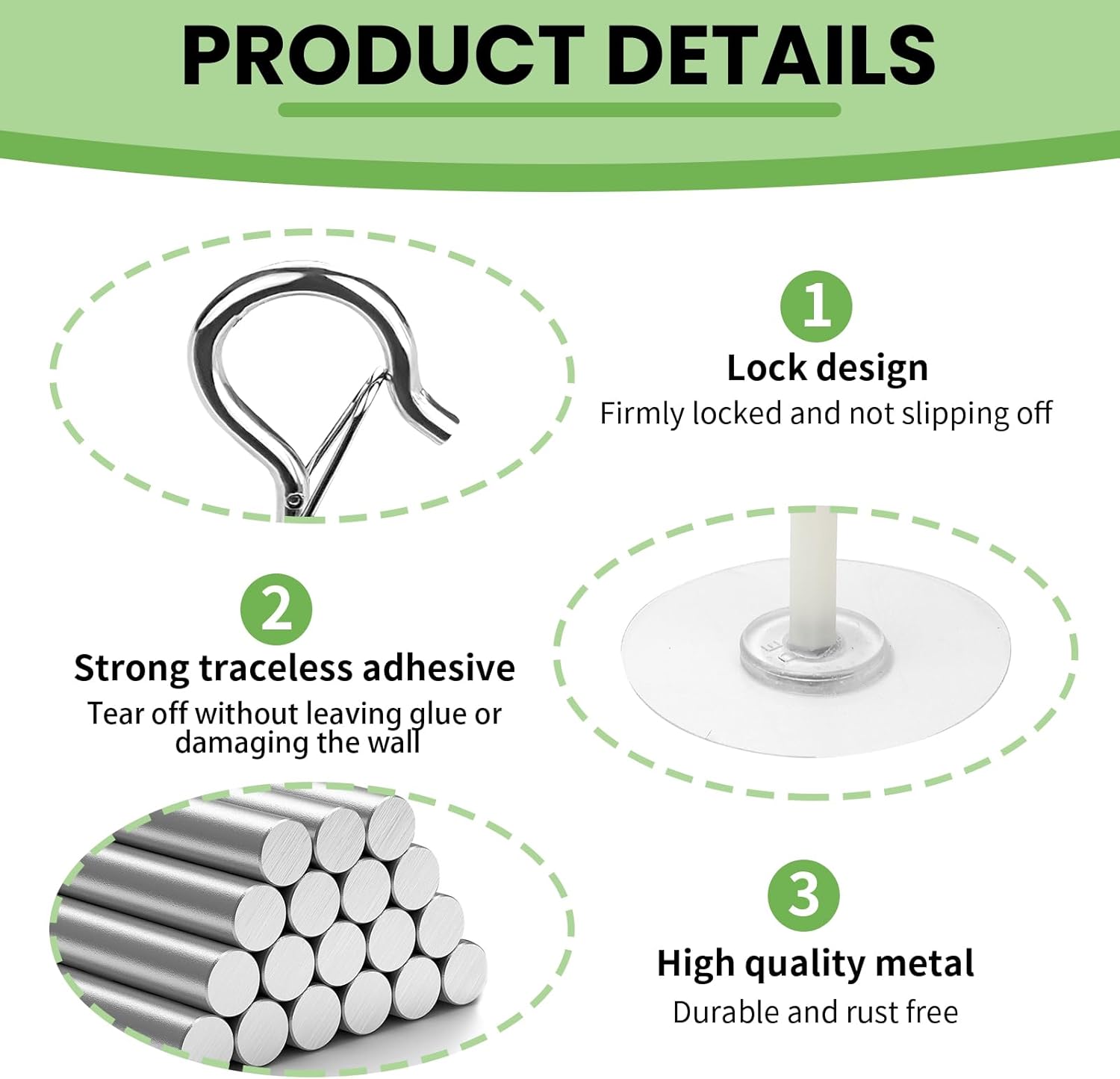 5Pcs Heavy Duty Self Adhesive  - Decor Lighting Ceiling Fans 评论和价格