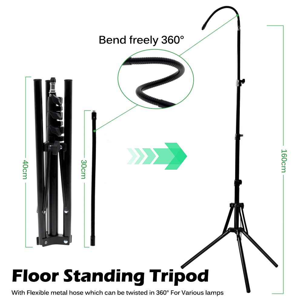 Adjustable 60-160cm Metal Floo - Floor Lamp Tripod 评论和价格
