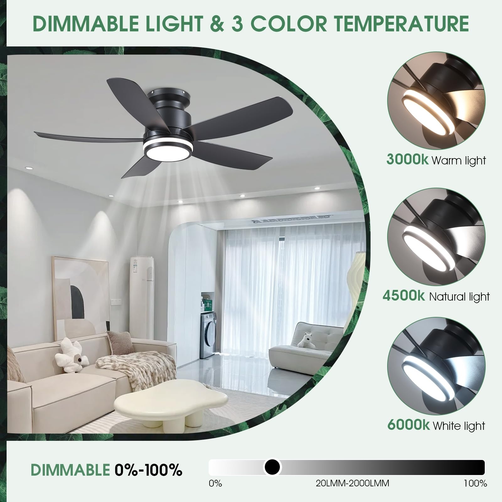 Energy-saving remote control l - Decor Lighting Ceiling Fans 评论和价格
