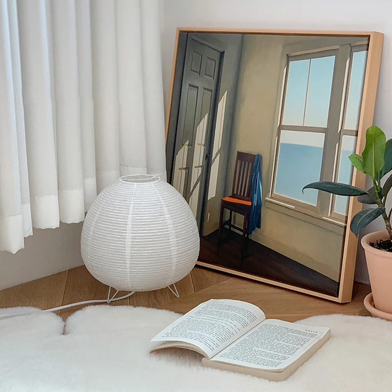 Japanese Rice Paper Lantern Le - Floor Lamp Tripod 评论和价格