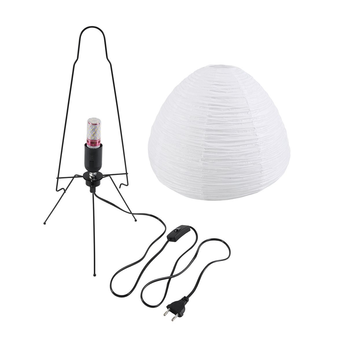 ABCD Japanese Rice Paper Lante - Floor Lamp Tripod 评论和价格