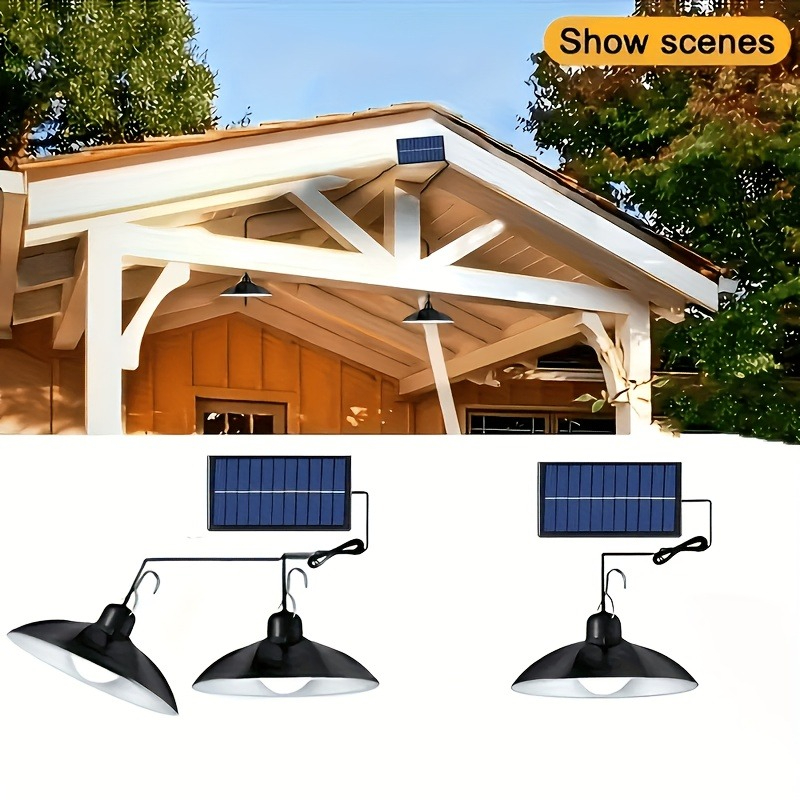 1pc Solar Pendant Light Outdoo - Room Decor Lighting Lamp 评论和价格