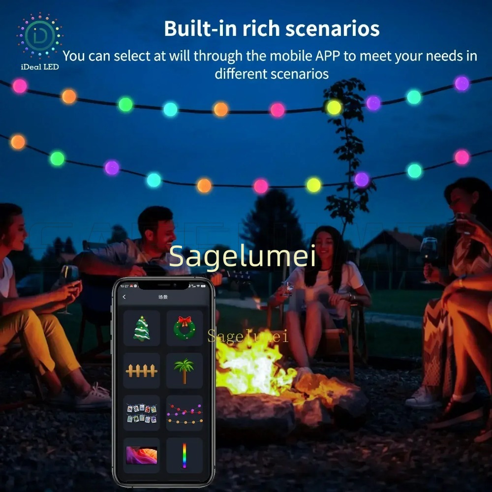 RGB Dreamcolor WS2812B Led Str - Fairy Light Curtain 评论和价格