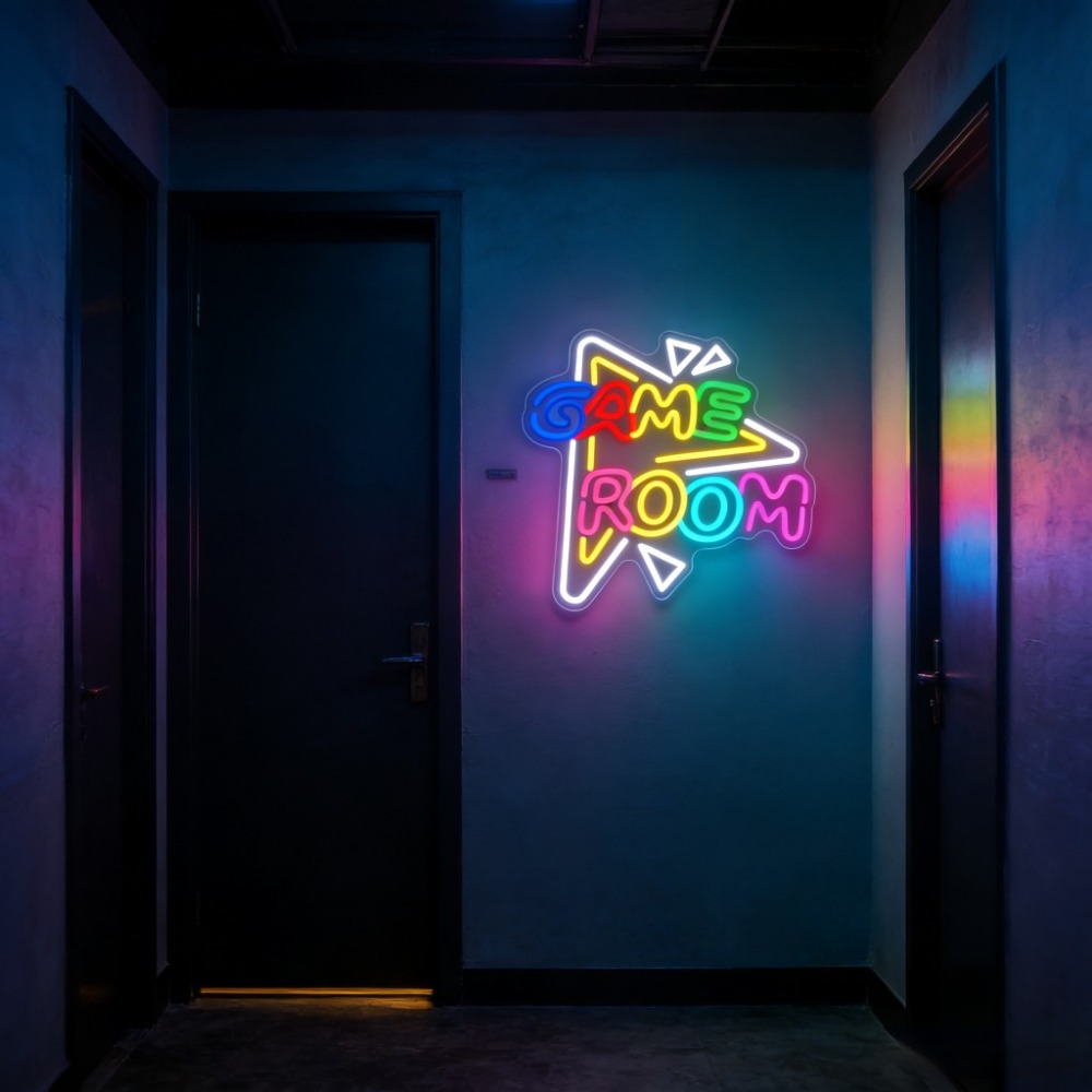 GAME ROOM LED Neon Sign Dimmab - Bedroom Lighting Decor Ideas 评论和价格