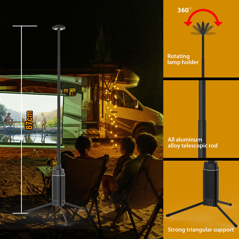 Portable Camping Lantern Teles - Floor Lamp Tripod 评论和价格