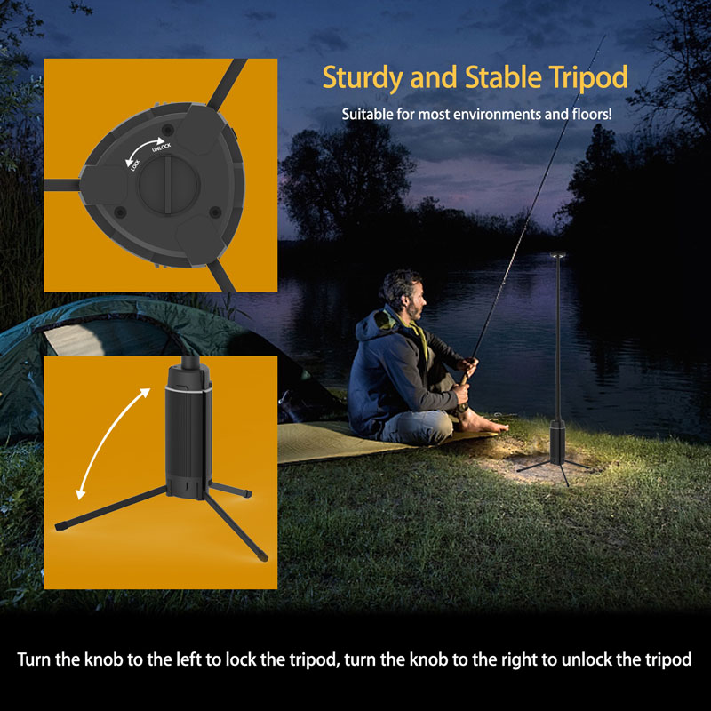 Portable Camping Lantern Teles - Floor Lamp Tripod 评论和价格