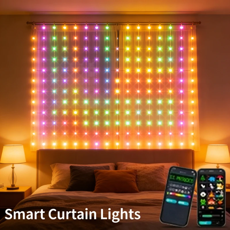 400LED Intelligent Curtain DIY - Fairy Light Curtain 评论和价格