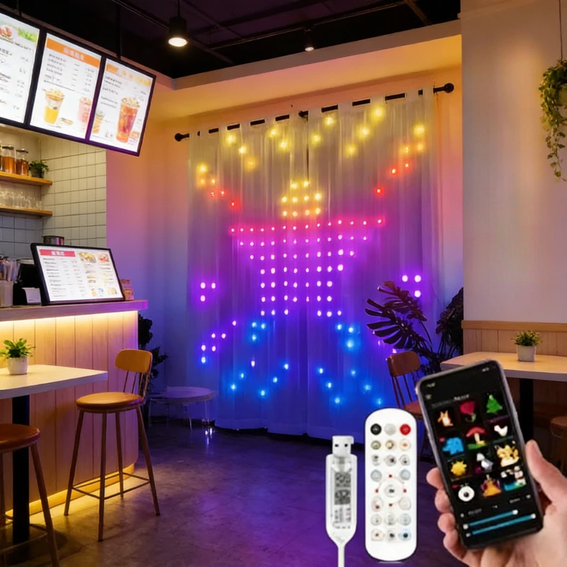 400LED Intelligent Curtain DIY - Fairy Light Curtain 评论和价格