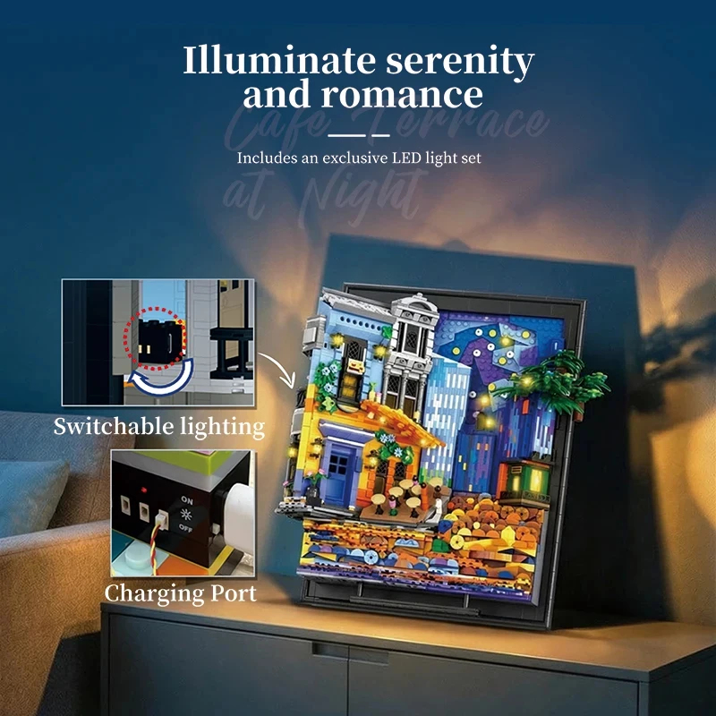 2678PCS Night Sky Cafe Picture - Lighting Home Decor Ideas 评论和价格