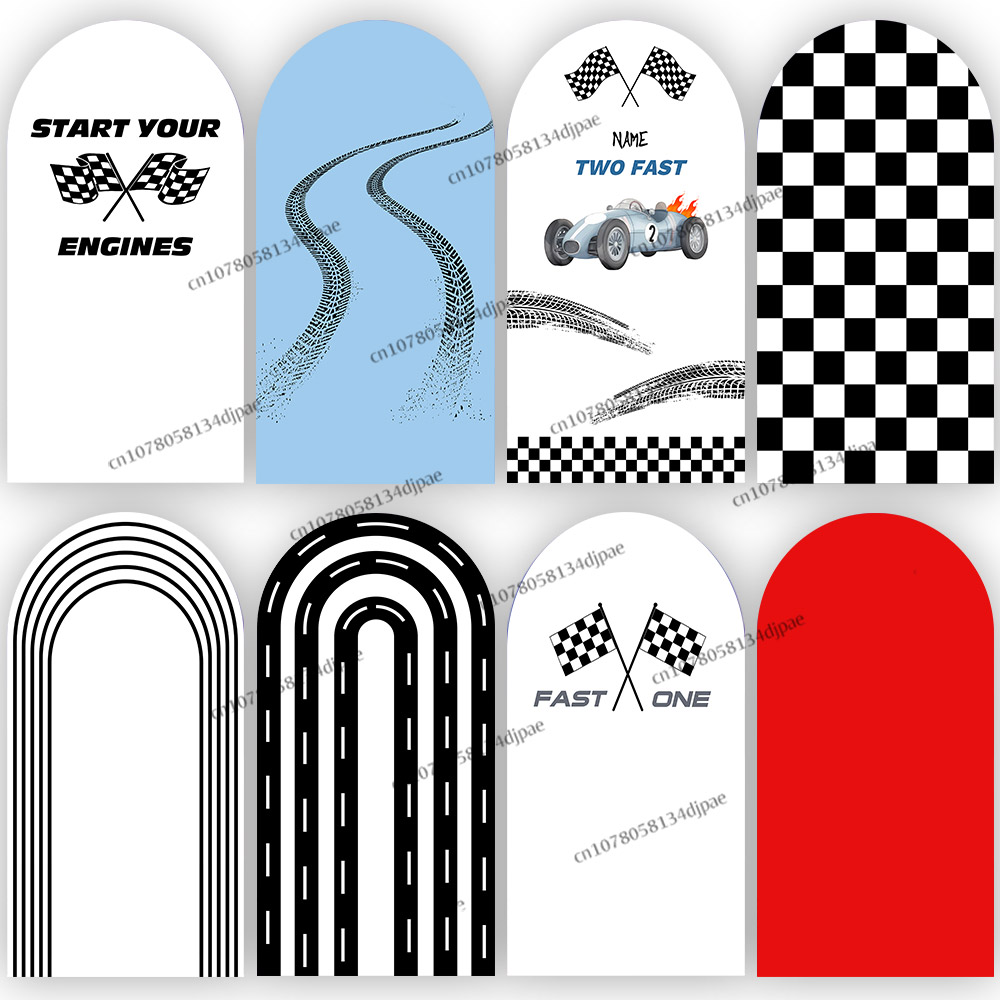 Two Fast Racing Car Backdrop A - Lighting Mcqueen Decor 评论和价格