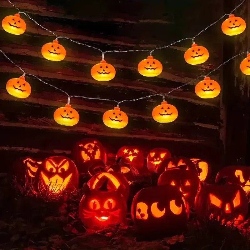 Pumpkin Halloween String Light - String Light Outdoor 评论和价格