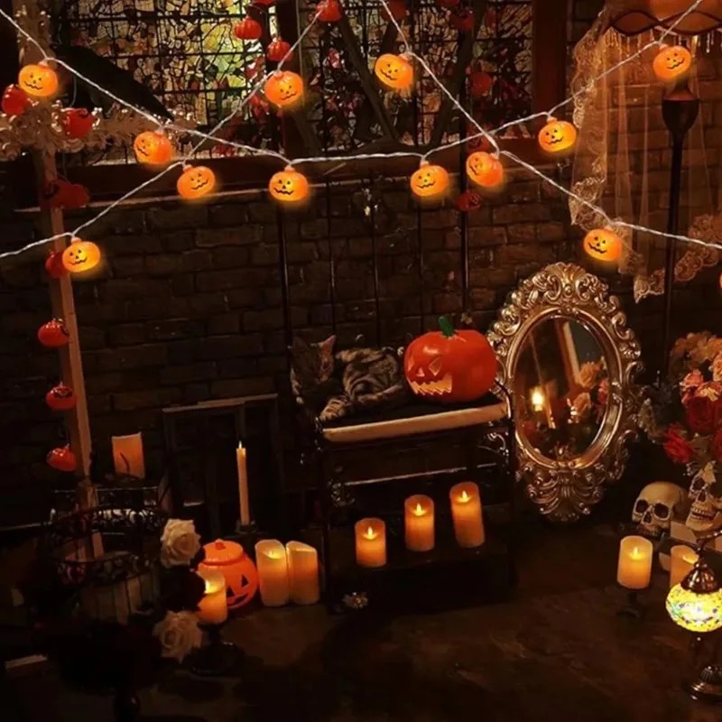 Pumpkin Halloween String Light - String Light Outdoor 评论和价格