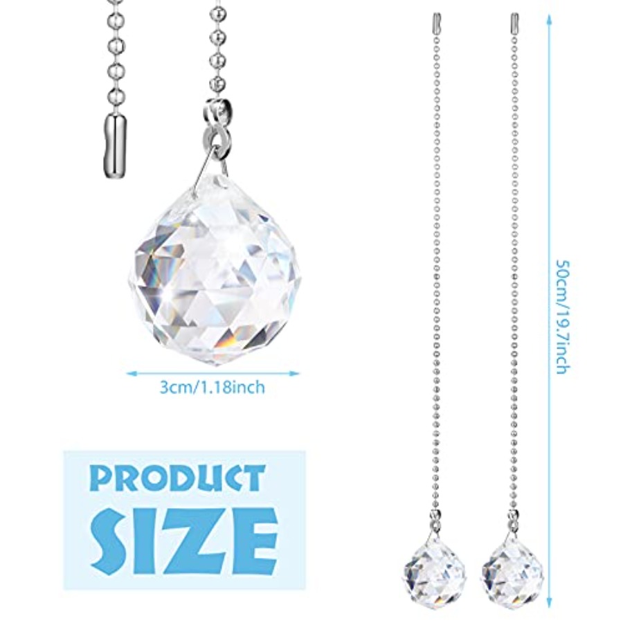 4 Pcs Fan Pull Chain Extension - Decor Lighting Ceiling Fans 评论和价格